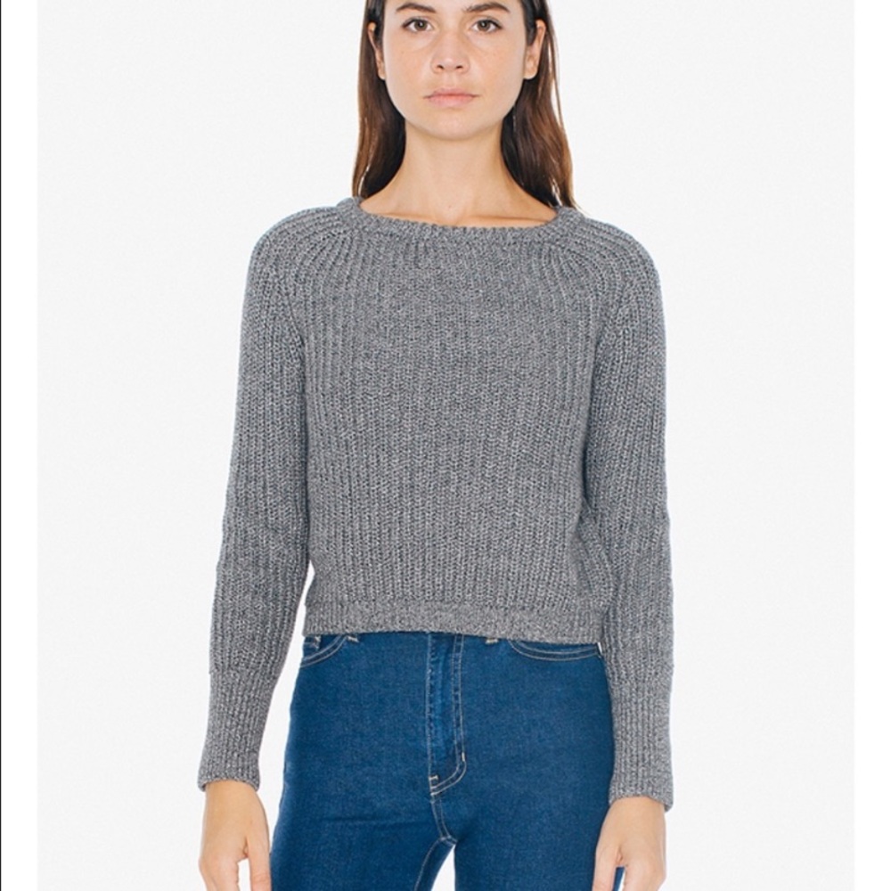 American Apparel | Ribbed Crewneck Sweater | M